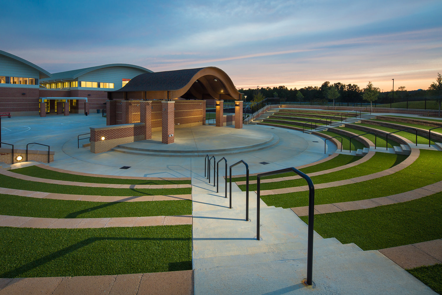 Artificial Turf Amphitheater 